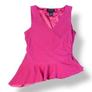 Spenser Jeremy Silk Lined Blouse‎ Womens Size S Pink Business Boho